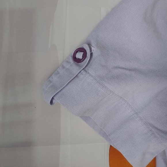Light Purple Button Up Top - Picture 3 of 4